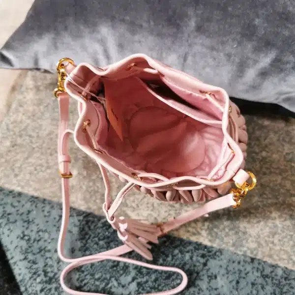 Miu Miu sheepskin size: 18, 20, 12 light pink Model: 5BE014 - Image 5