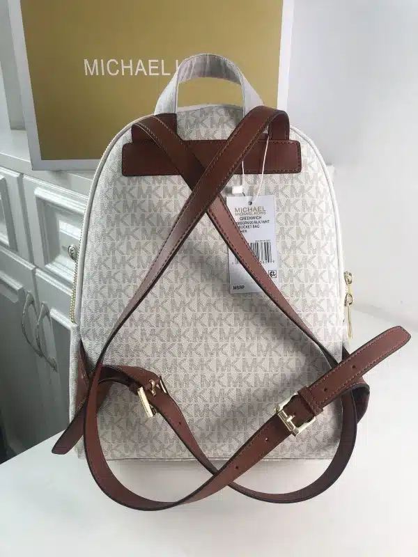 MK Rhea printed studded shoulder bag Model: 2106: Size: 26m Height: 32 Width: 14 - Image 8
