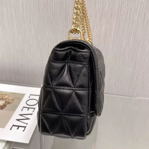 MK Sheepskin Bag Black Size: 25CmX16cmX8.5cm - Image 14