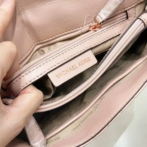 MK small fragrant style sheepskin bag chain pink Size: 25CmX16cmX8.5cm - Image 2