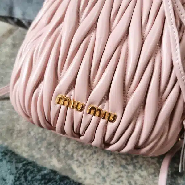 Miu Miu sheepskin size: 18, 20, 12 light pink Model: 5BE014 - Image 6