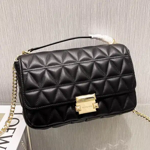 MK Sheepskin Bag Black Size: 25CmX16cmX8.5cm - Image 18