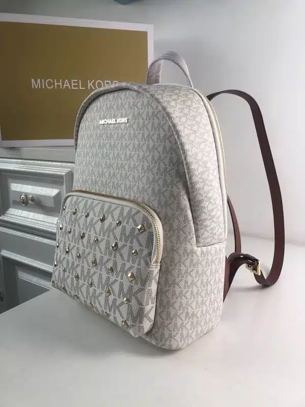 MK Rhea printed studded shoulder bag Model: 2106: Size: 26m Height: 32 Width: 14 - Image 9